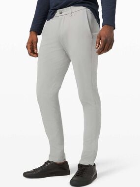 Lululemon Commission Pant Slim 34" Warpstreme Silver Drop